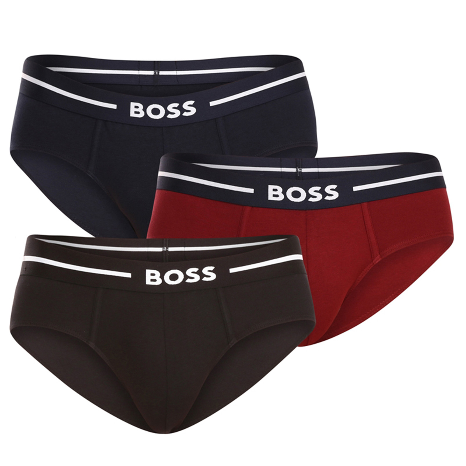 3PACK Men's Briefs Hugo Boss Multicolor