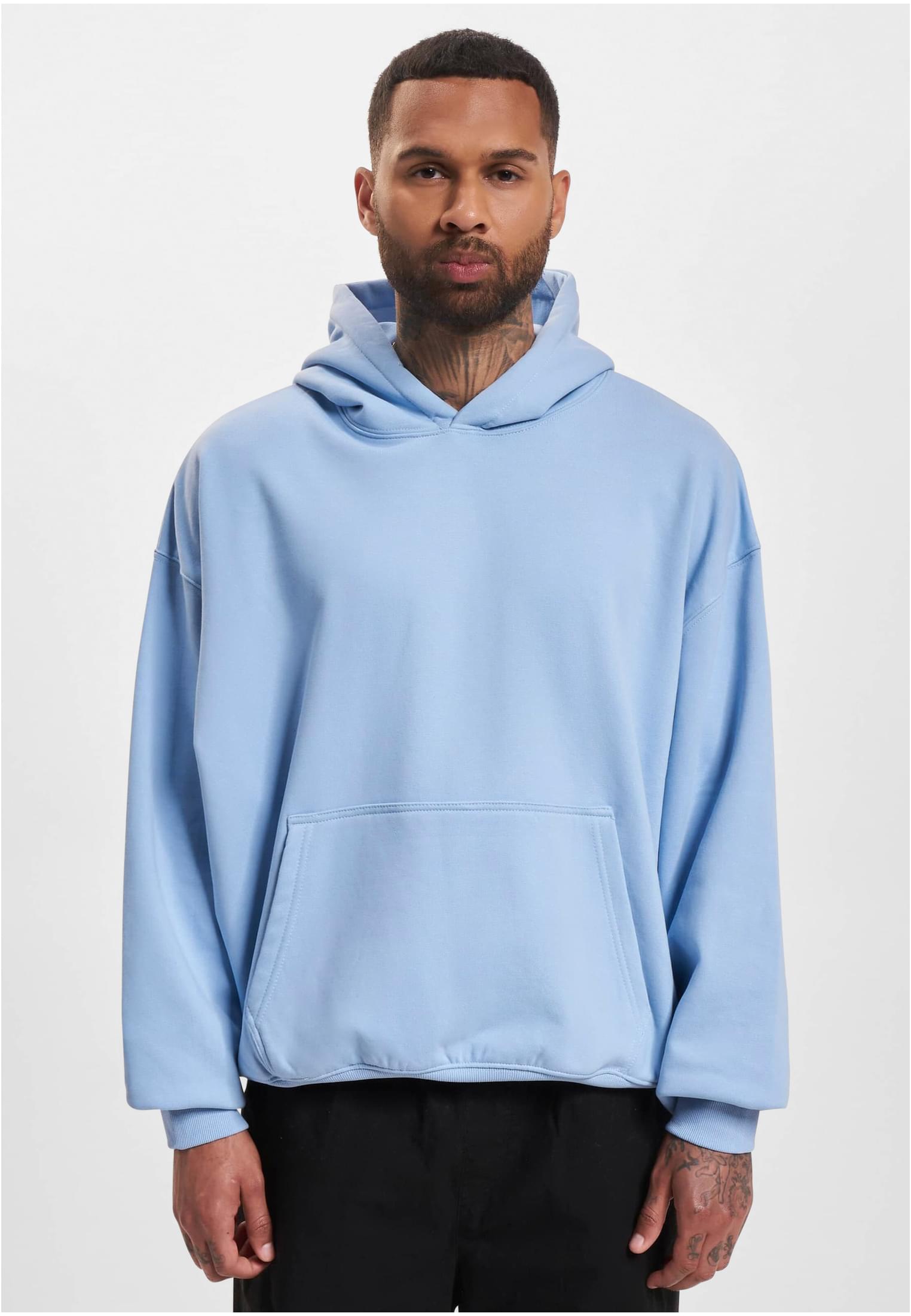 Mens sweatshirt Heart light blue