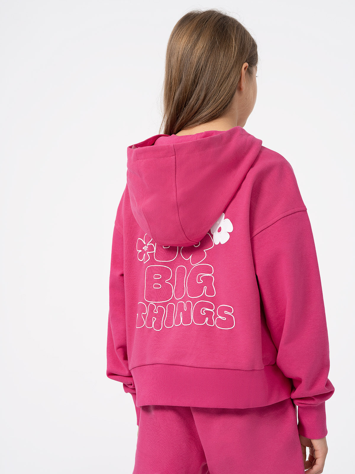 Girl&#039;s cotton sweatshirt