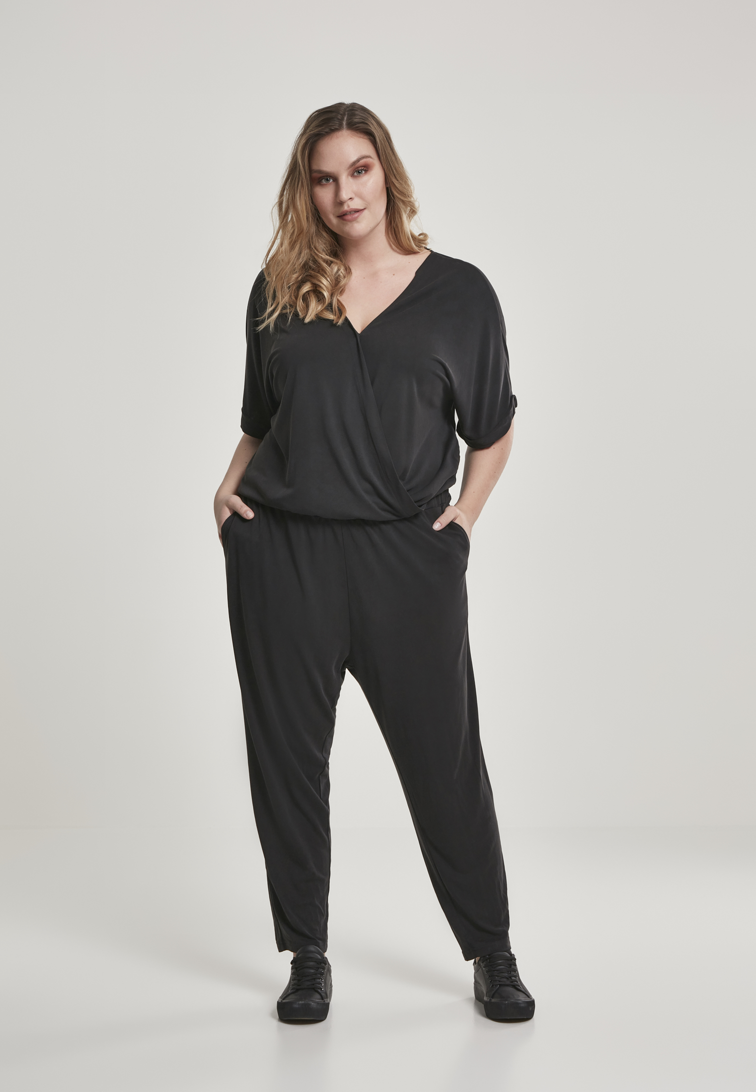 Women's modal jumpsuit black