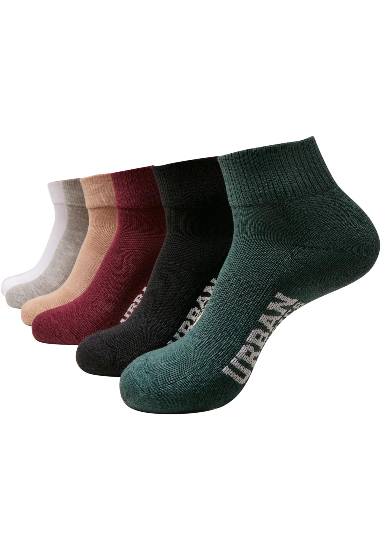 High Sneaker Socks 6-Pack Winter Color
