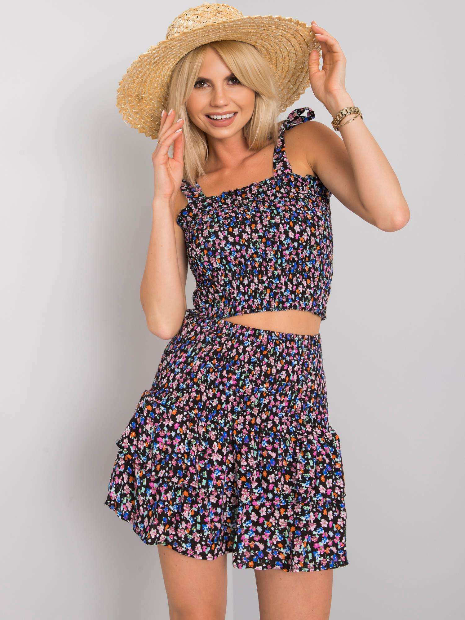 RUE PARIS Fusta neagra cu un bibelou in modele