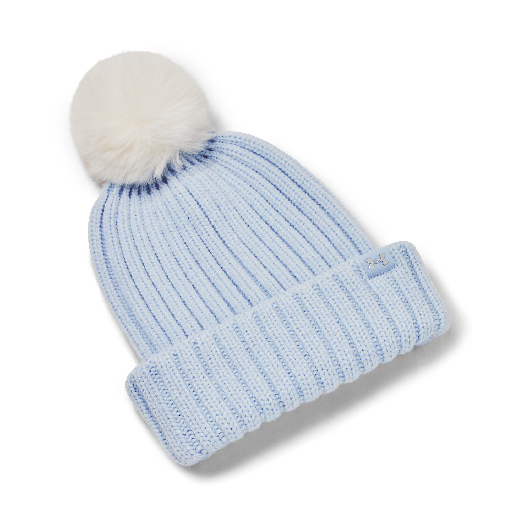 W Halftime Pom Beanie-BLU