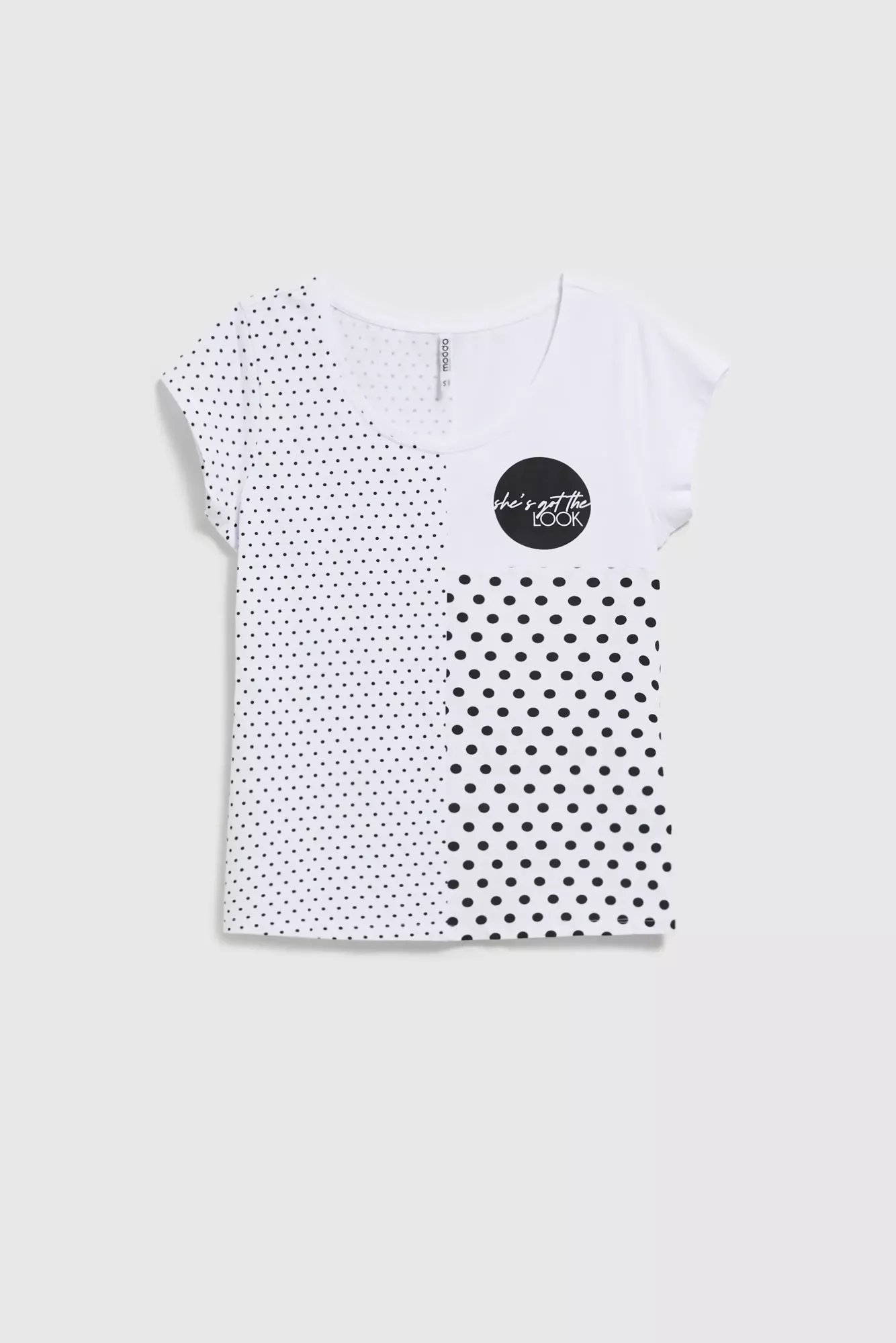 Women's T-shirt with dots MOODO
