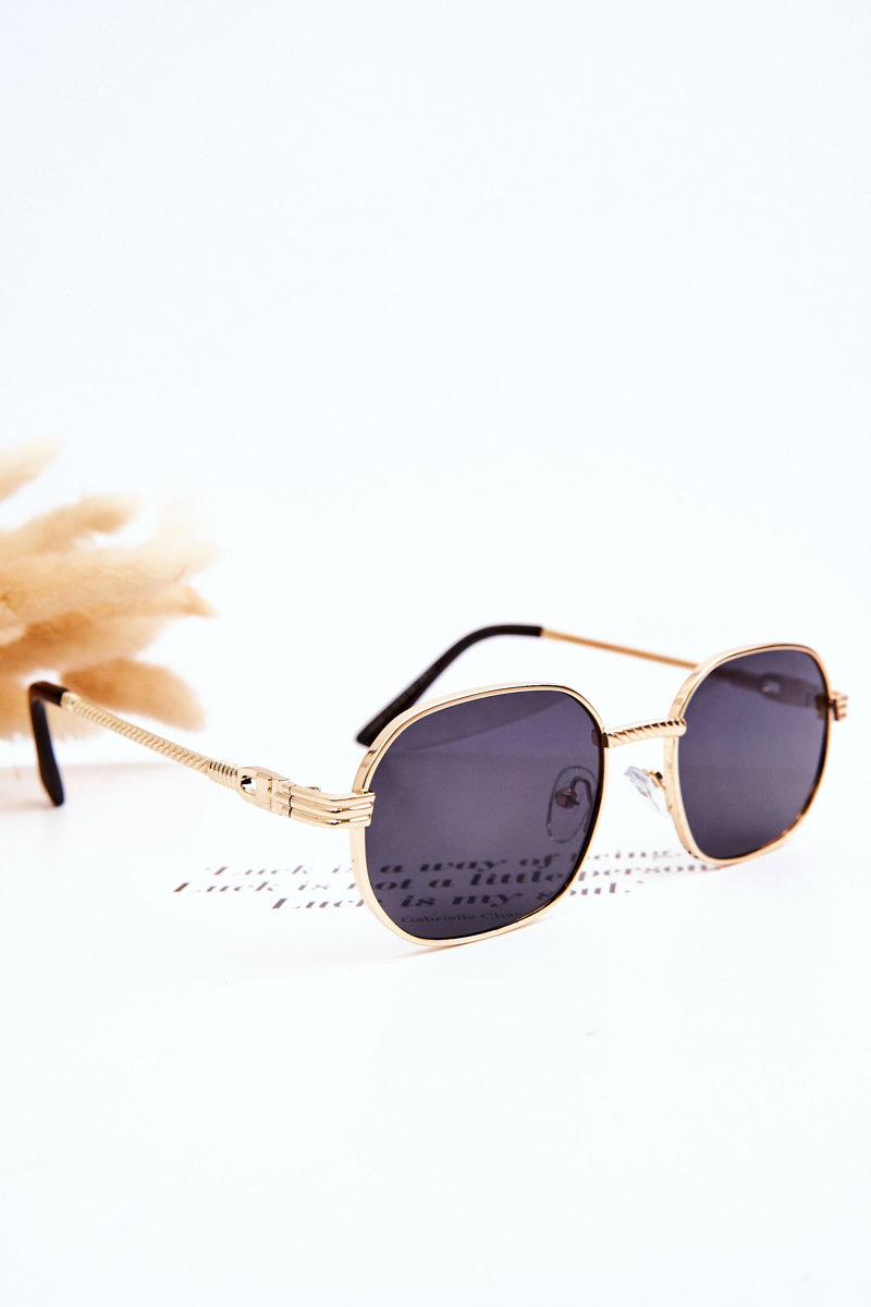 Trendy Sunglasses Ful Vue V160049 Gold-Purple