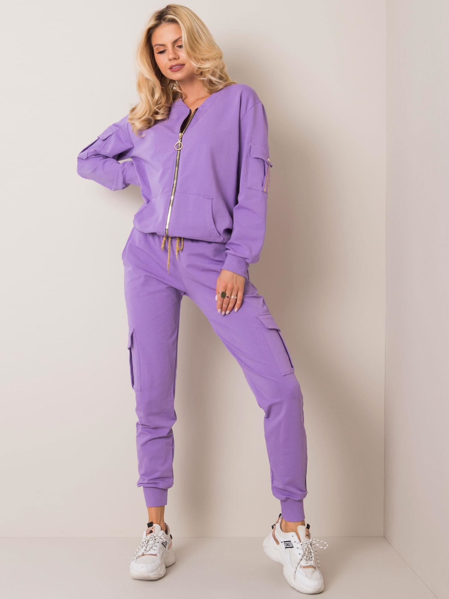 light purple tracksuit