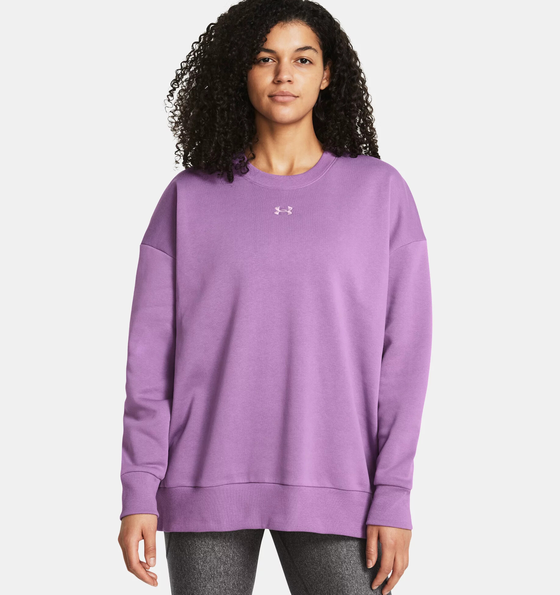 Women's Under Armour Rival Fleece OS Crew Sweatshirt