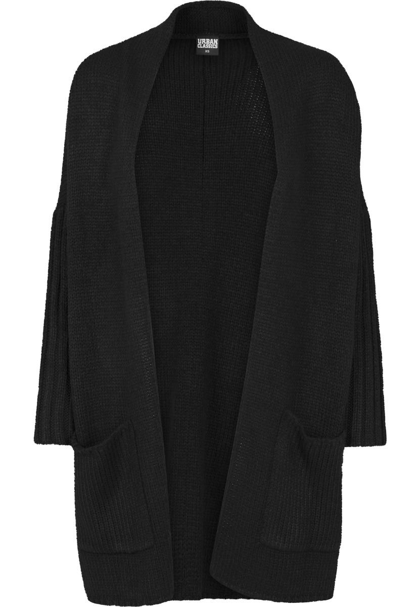 Doamnelor supradimensionate Cardigan BLK / BLK