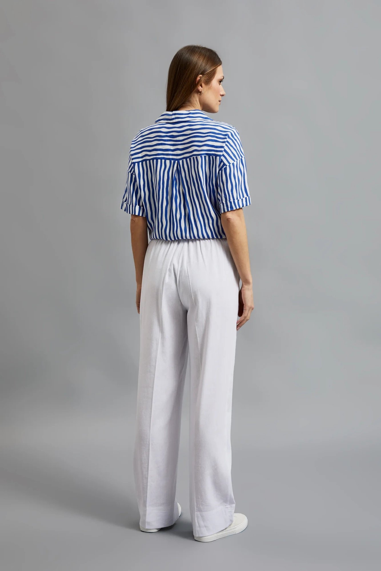 Marisse Women's Trousers L-Sp-4343 White