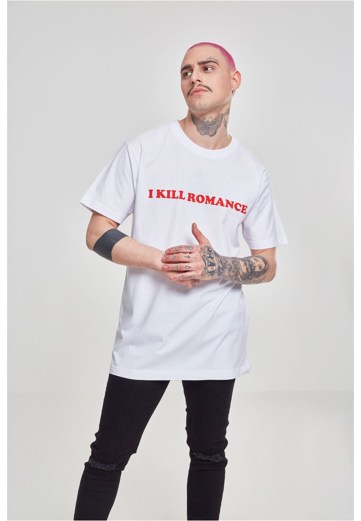 Men's T-shirt I Kill Romance - White