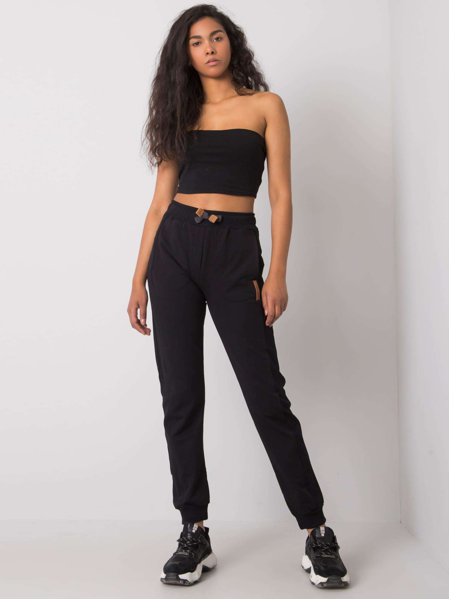 Black Sports Pants Alivia