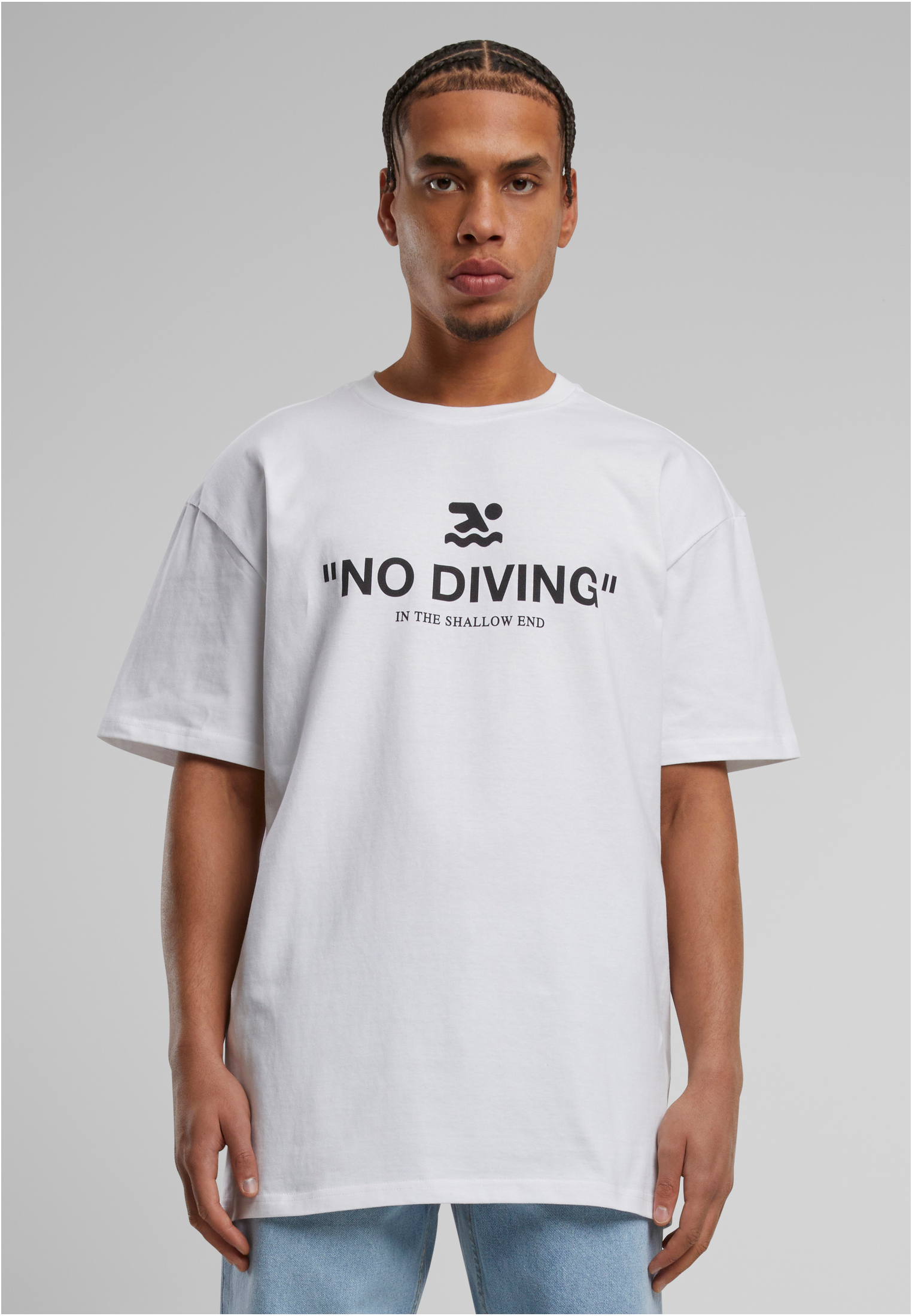 Men's T-shirt No Diving White