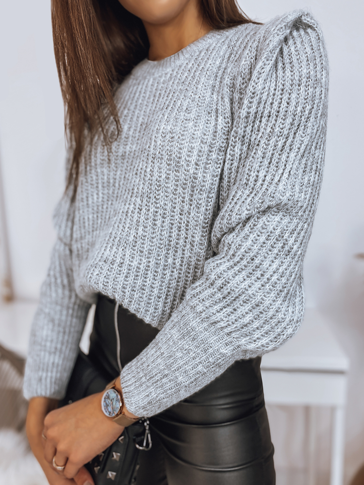 CORNIEE women's sweater light gray Dstreet