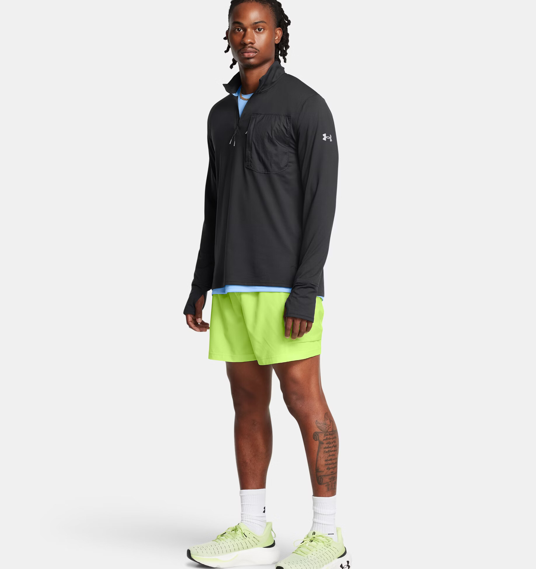 Men's sweatshirt Under Armour TRAIL RUN QUARTER ZIP