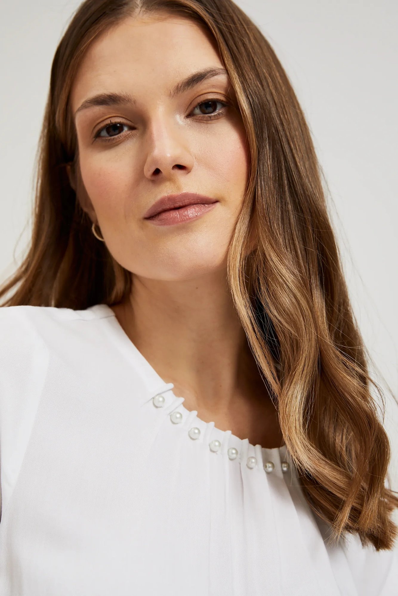 Women's blouse MOODO - white