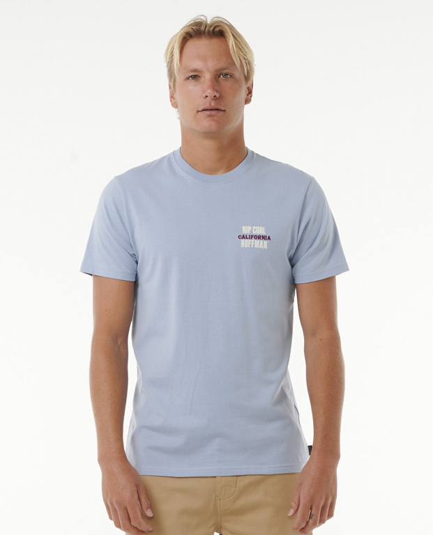 Tričko Rip Curl SURF REVIVAL HOFFMAN DECAL TEE Spray Blue