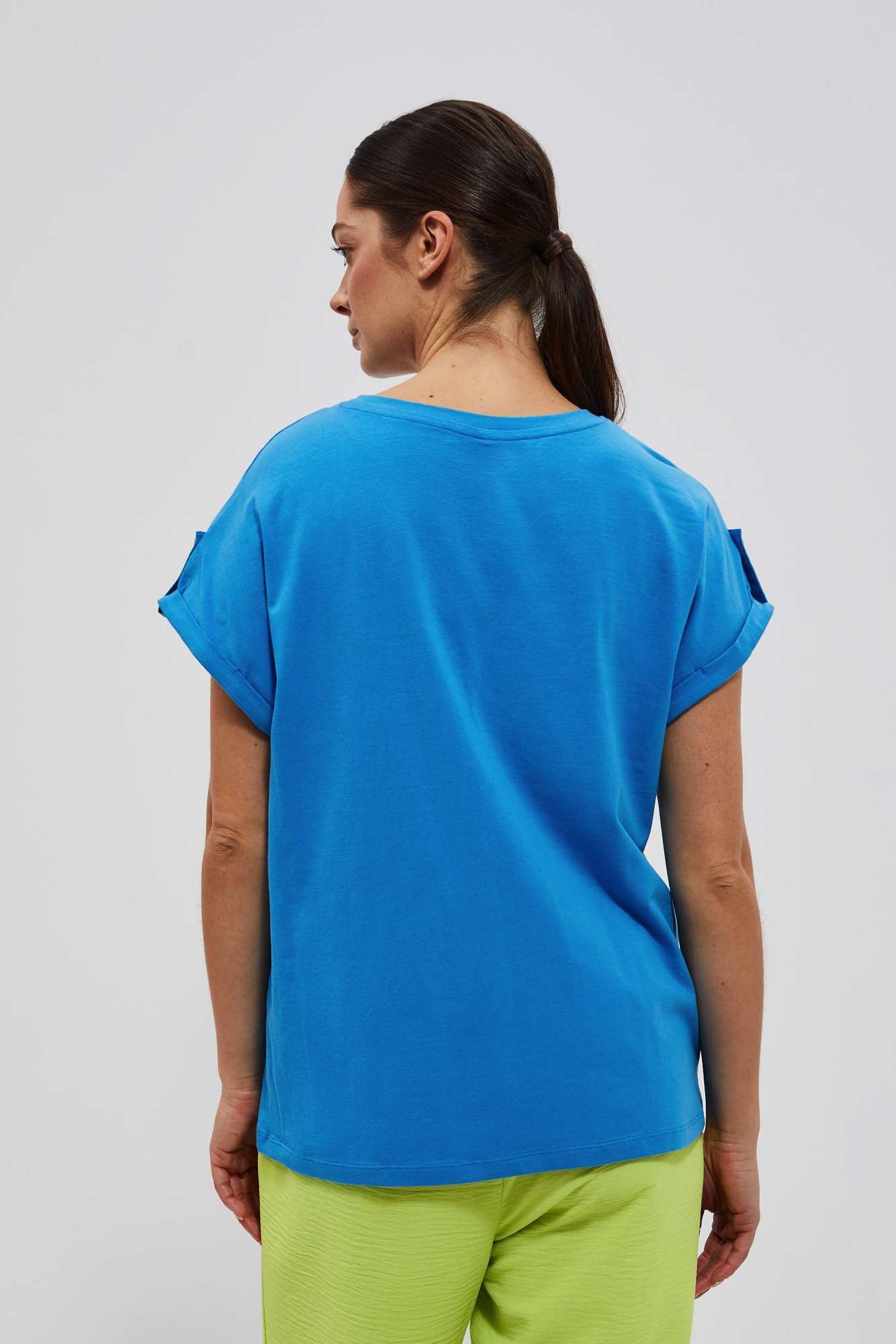 WOMEN'S T-SHIRT L-TS-4086 FRESH BLUE