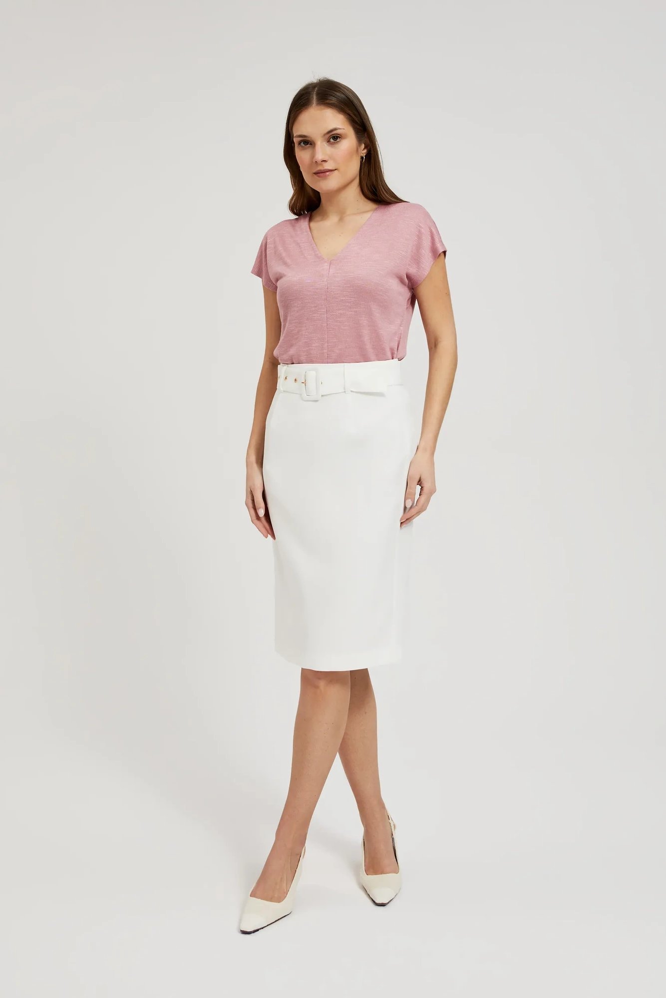 Women's skirt MOODO - white