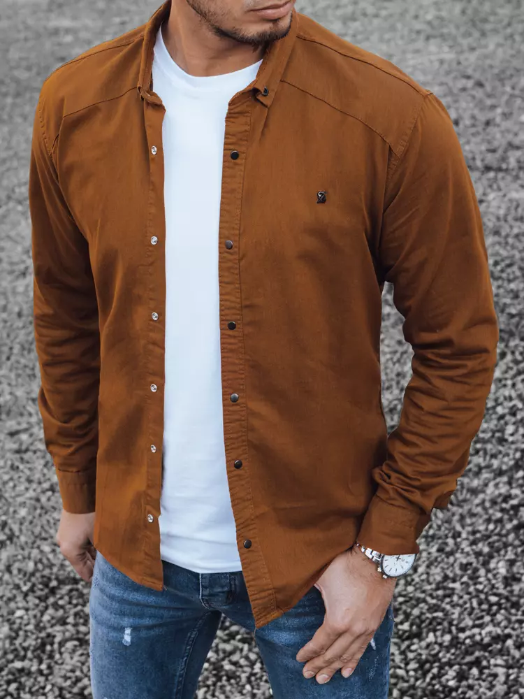 Camel Men's Shirt Dstreet