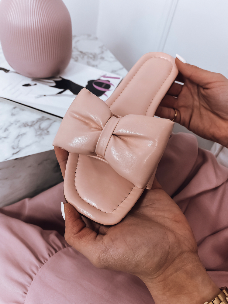 Klapki damskie BRANDY różowe Dstreet