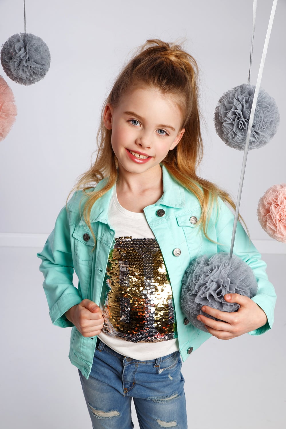 Children's mint jacket