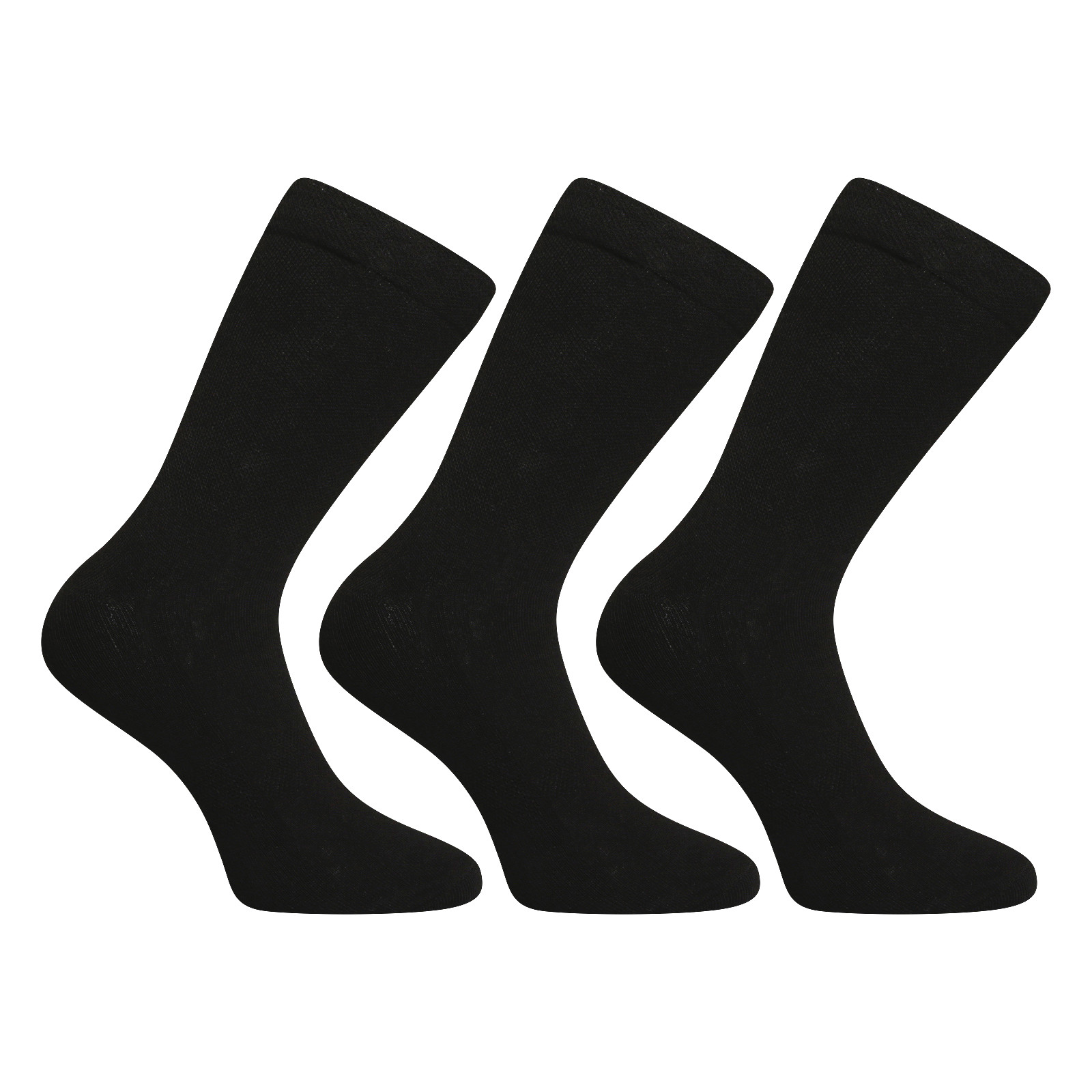 3PACK Socks Nedeto High Black