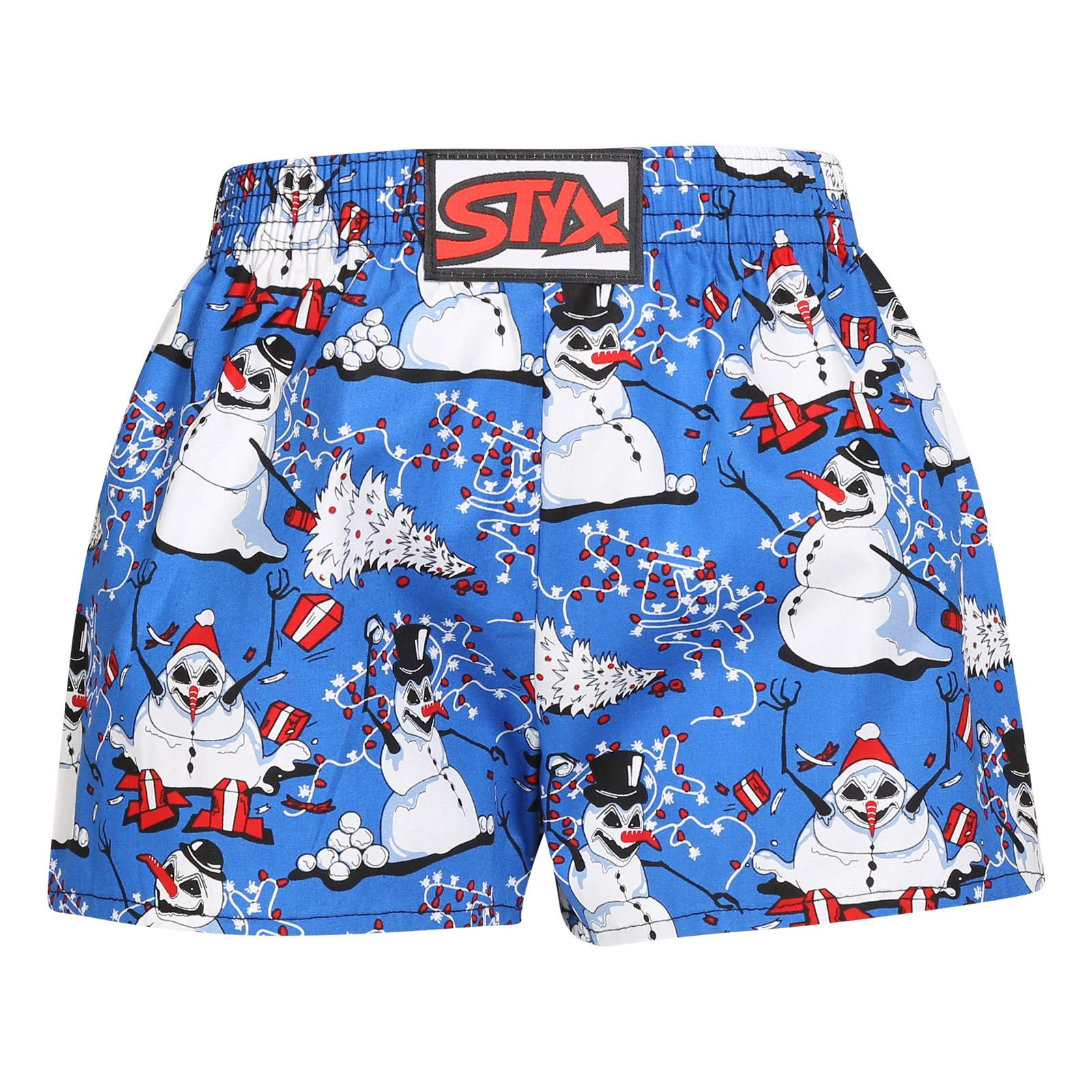 Styx Art Classic Rubber Children's Briefs Christmas Snowmen