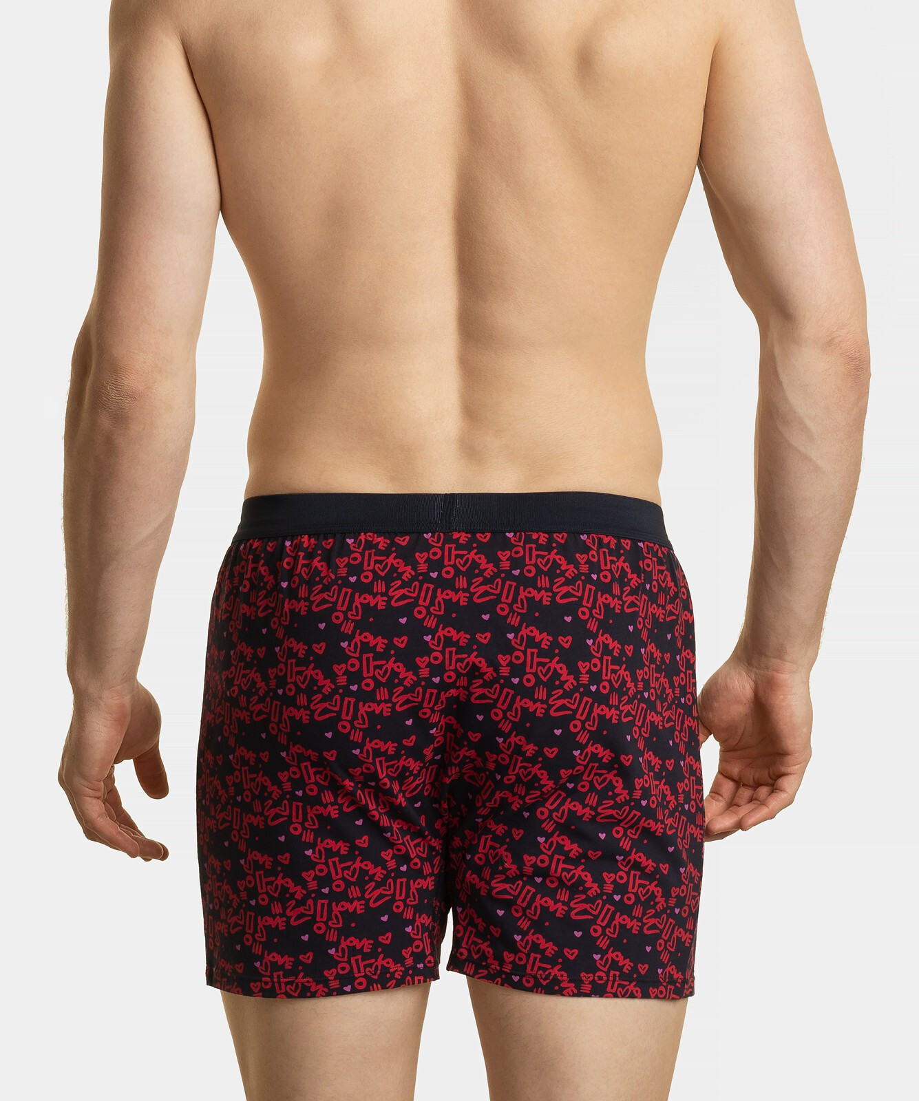 Men&#039;s boxer shorts ATLANTIC 2Pack - red/dark blue