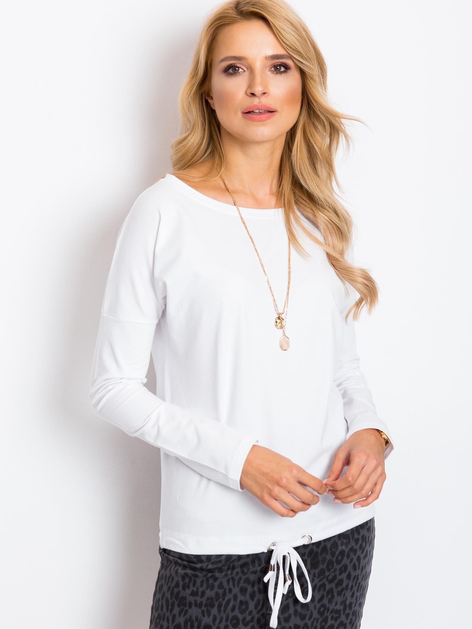 Dámské triko s dlouhým rukávem Fashionhunters Basic