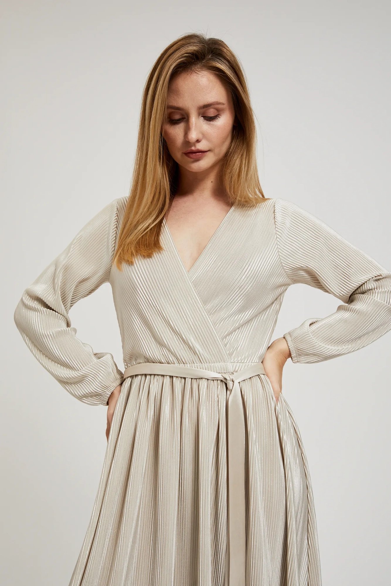 Marisse Women's Dress L-Su-4321 L.Beige