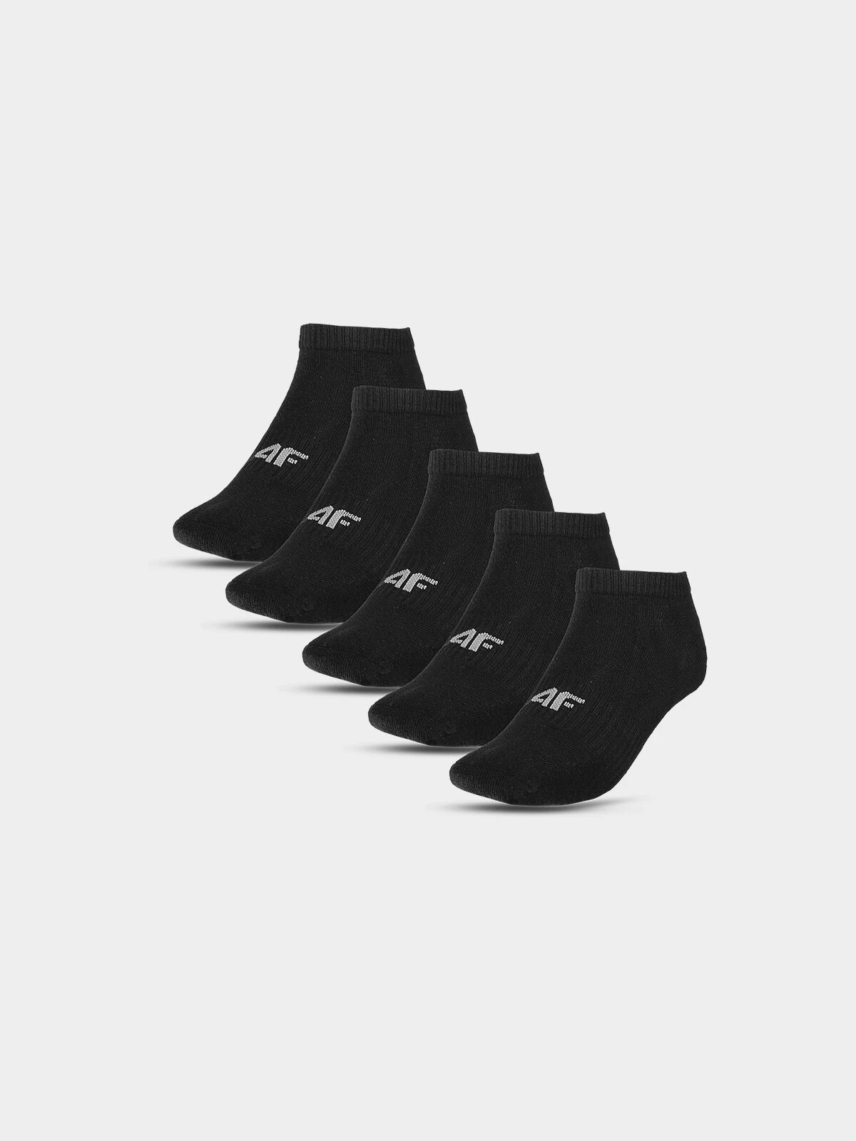 Boys' socks (5pack) 4F - black