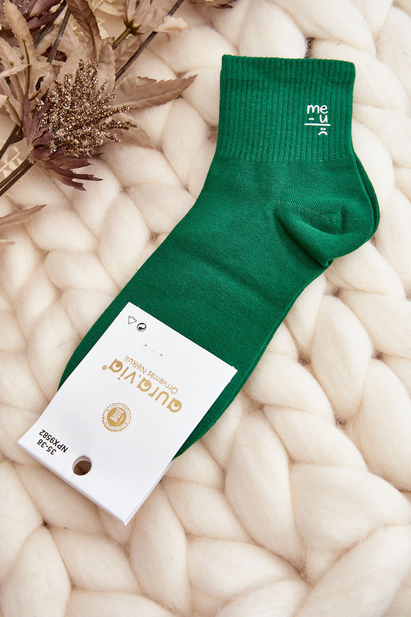 Women's Cotton Socks Green