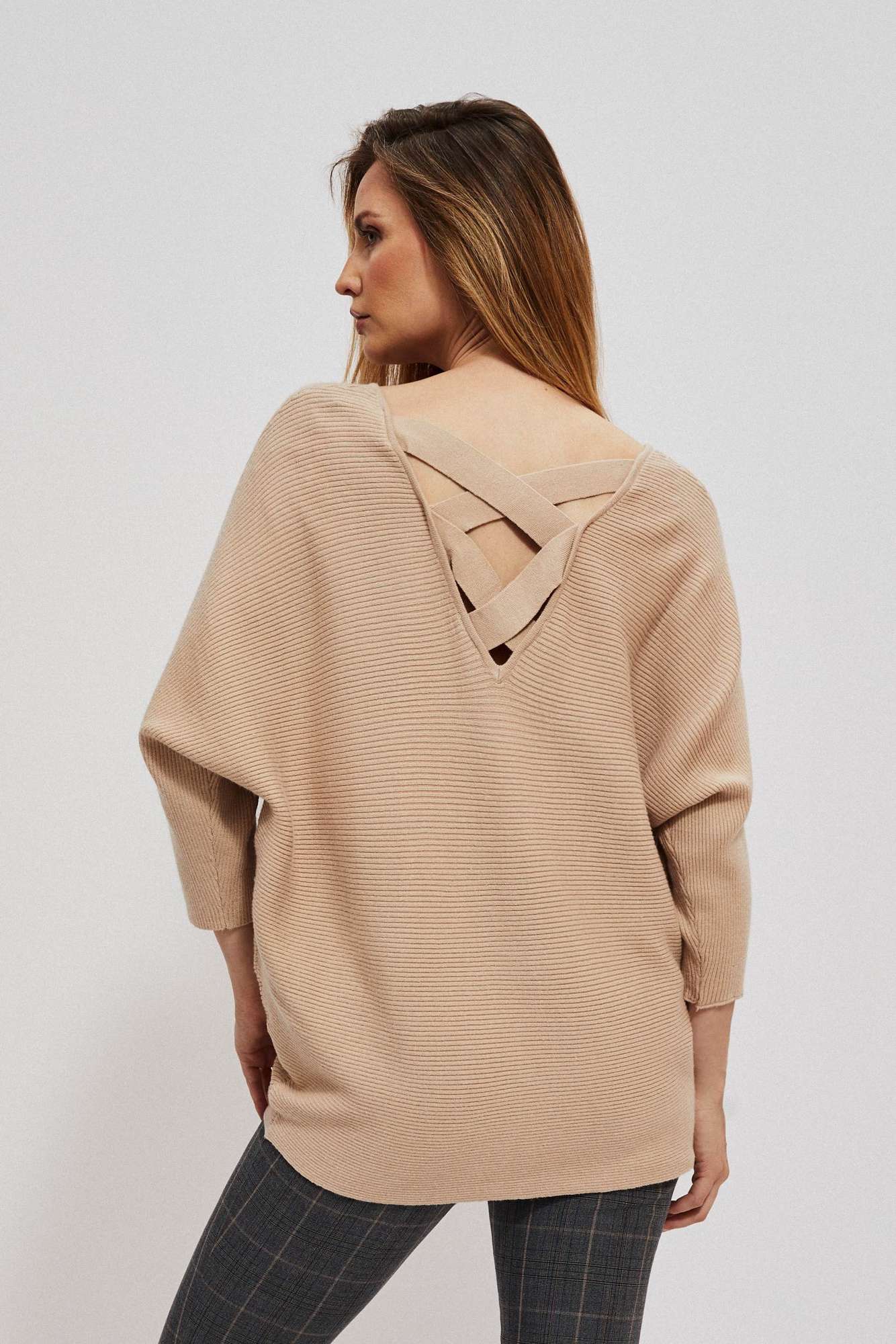 Batwing sweater - beige