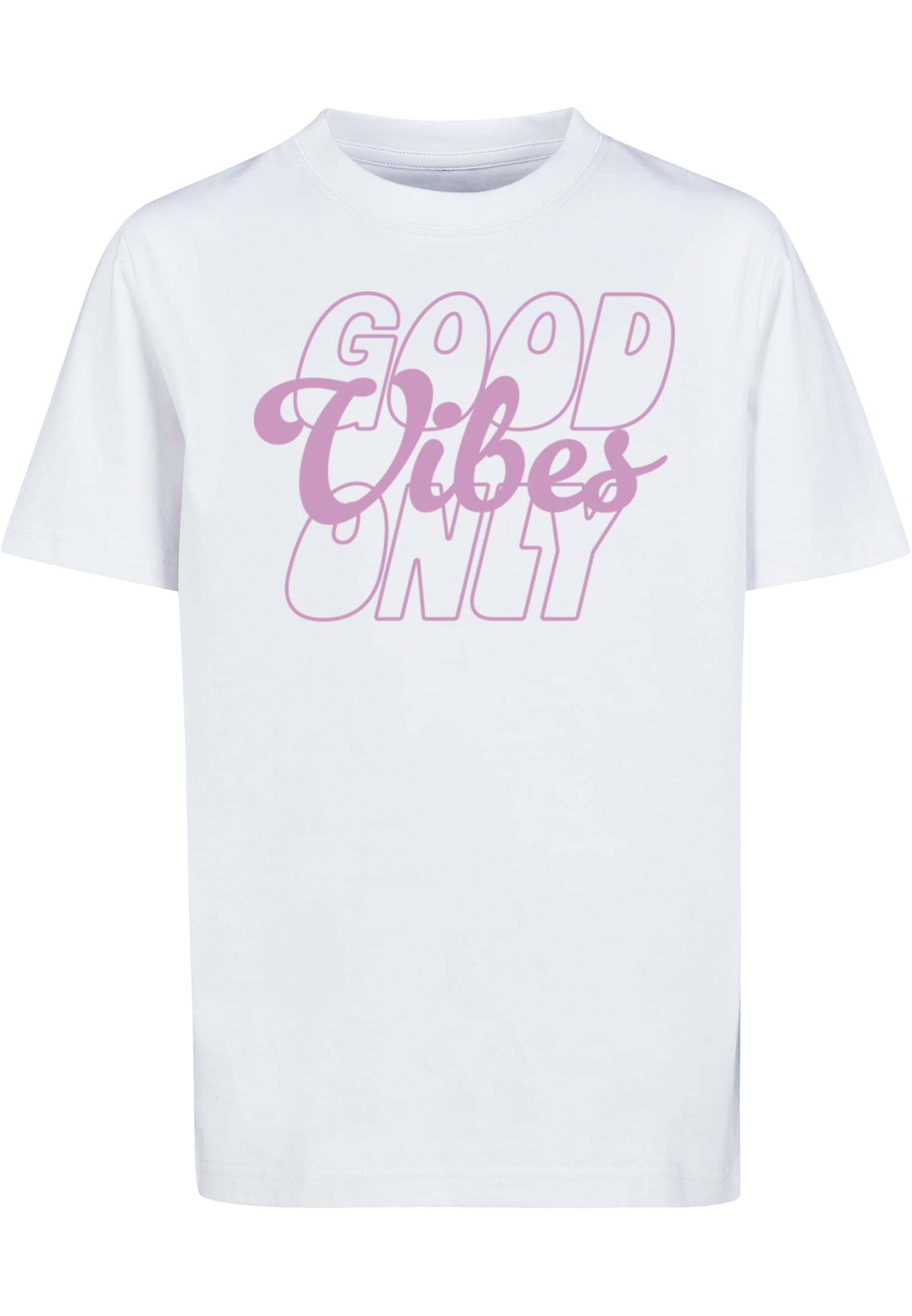 Childrens T-shirt with the inscription Good Vibes Only white