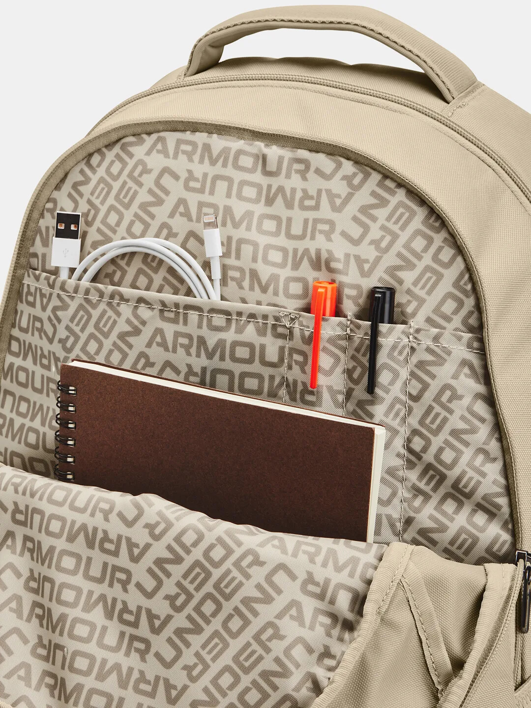Under Armour UA Hustle 5.0 Backpack - beige