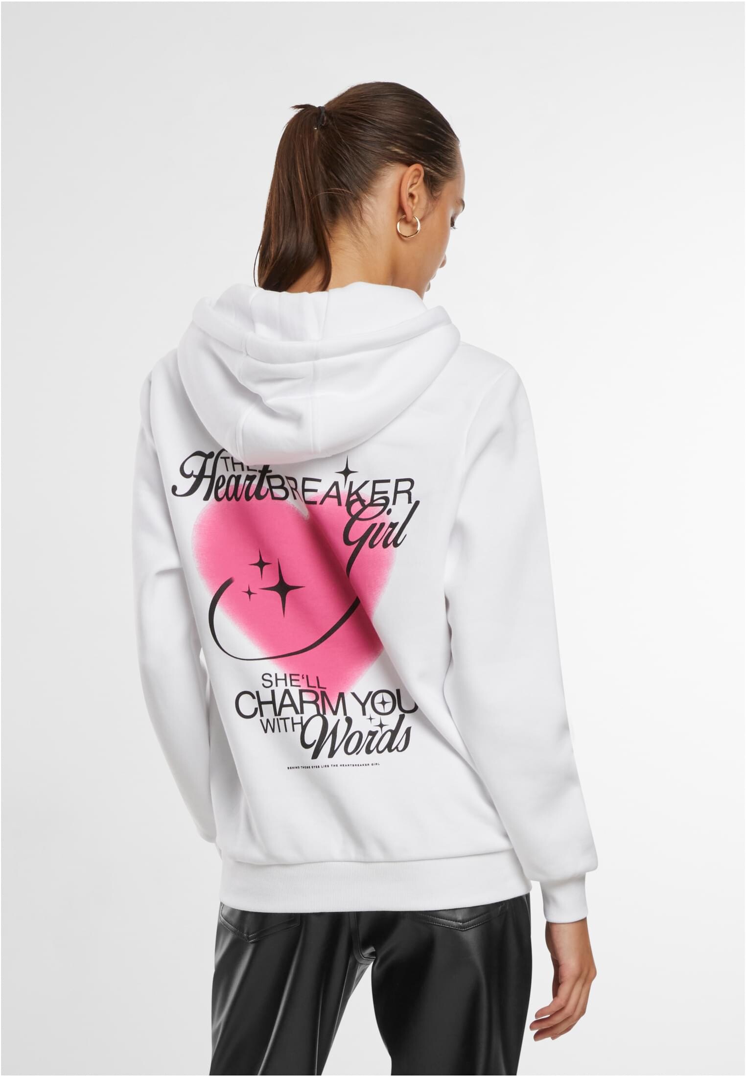 Women's hoodie Heartbreaker Girl white