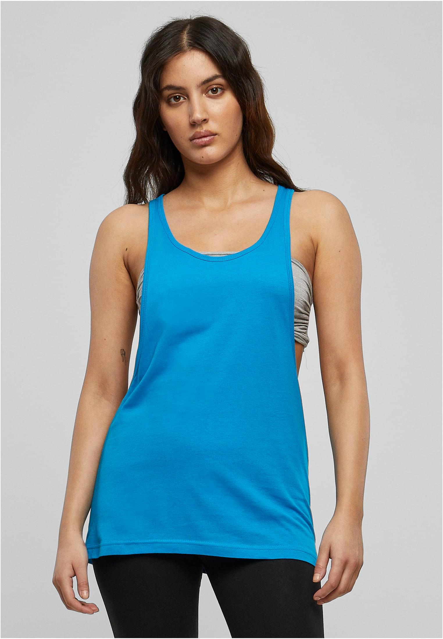 Women's Loose Turquoise Tank Top