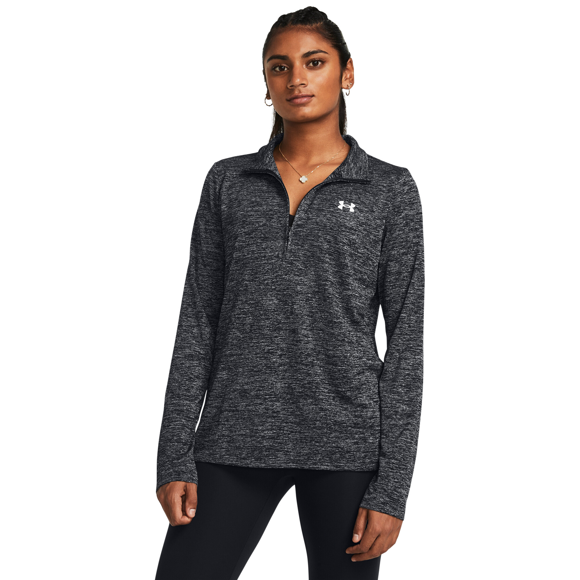 Womens Under Armour Tech 1/2 Zip- Twist sweatshirt