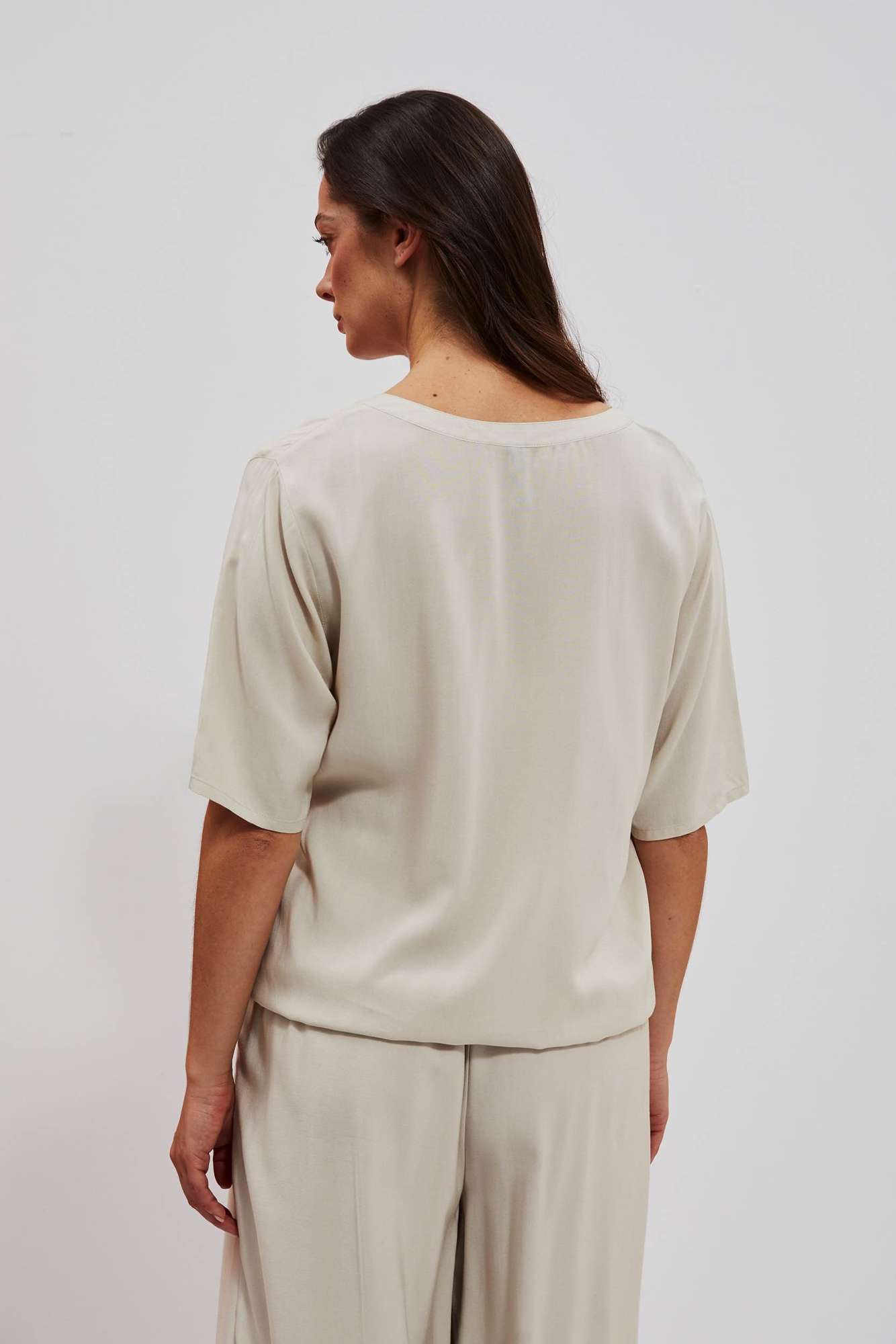 WOMEN'S SHIRT L-KO-4032 L.Beige