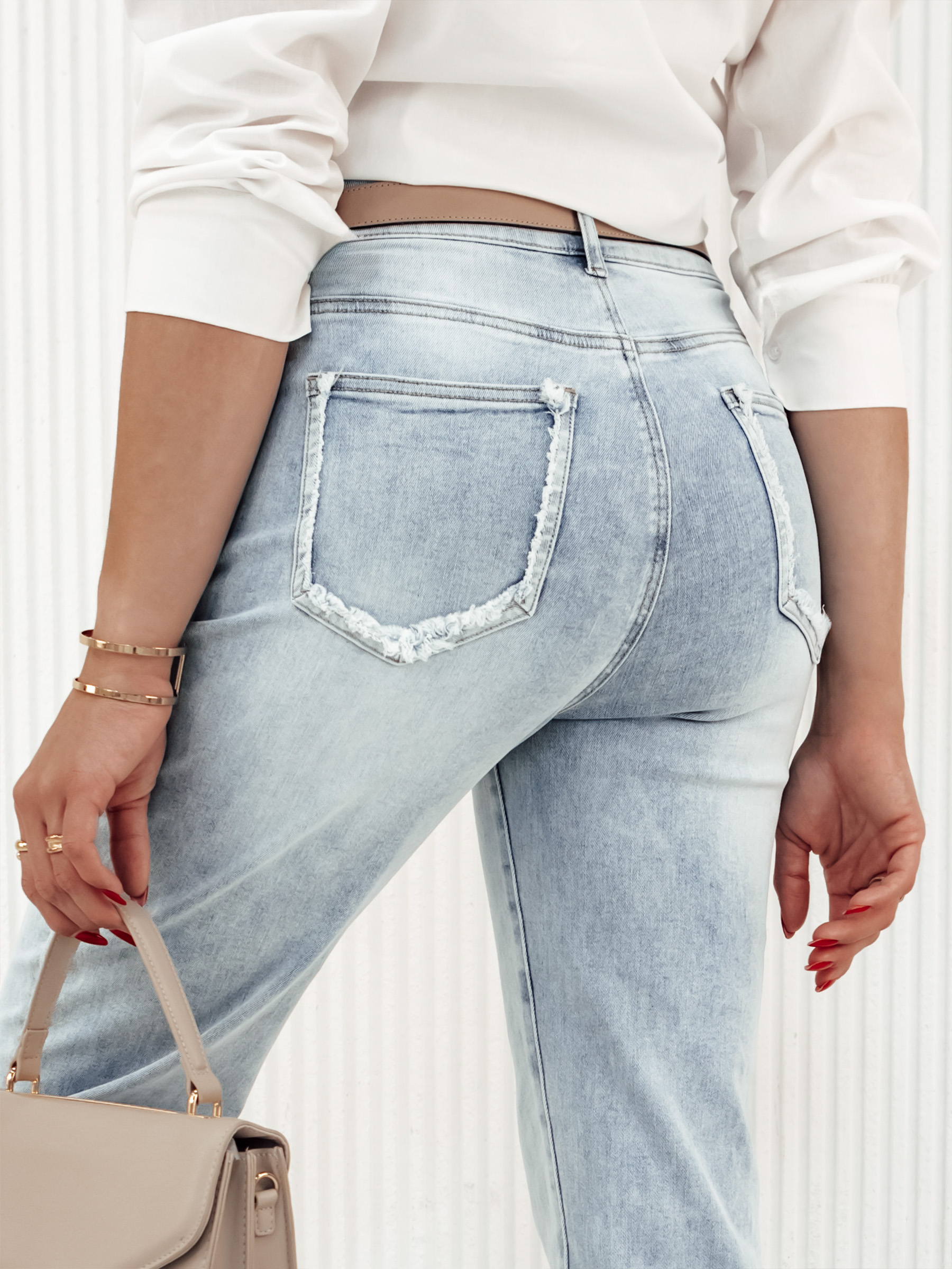 Jeansy Damskie CITYJEANS Niebieskie Dstreet