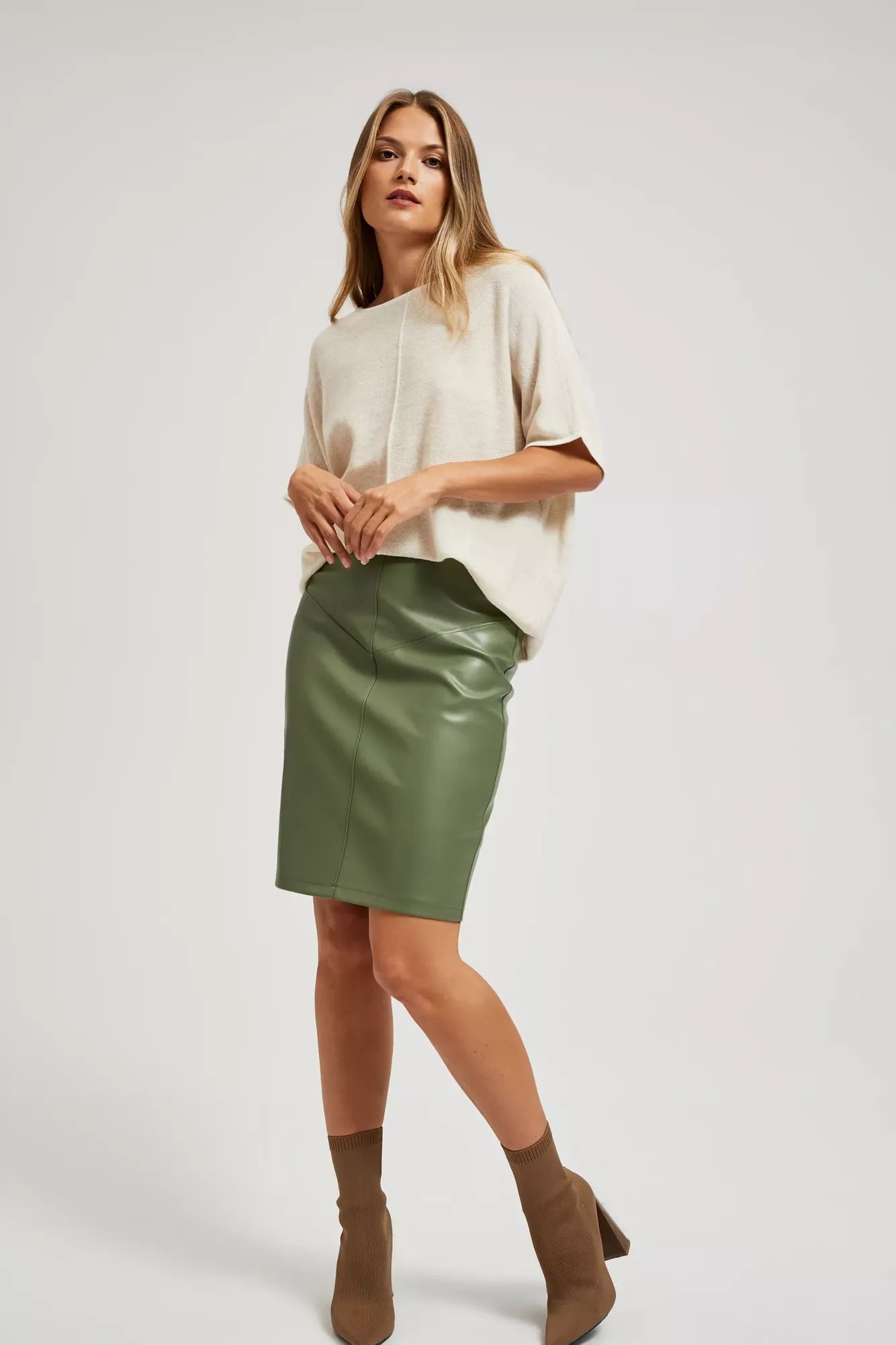 Waxed skirt