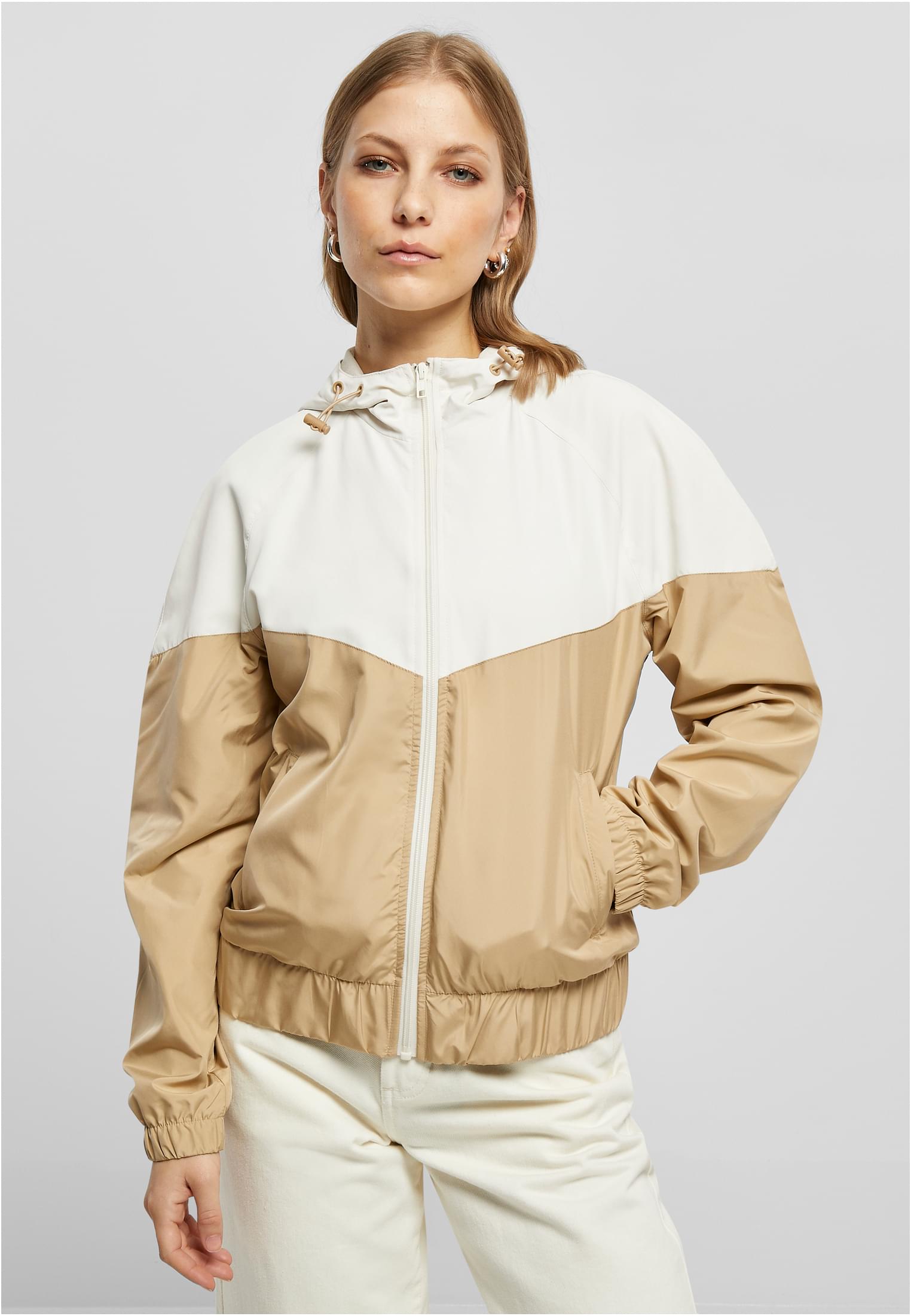 Women's Windbreaker Arrow White Sand/beige