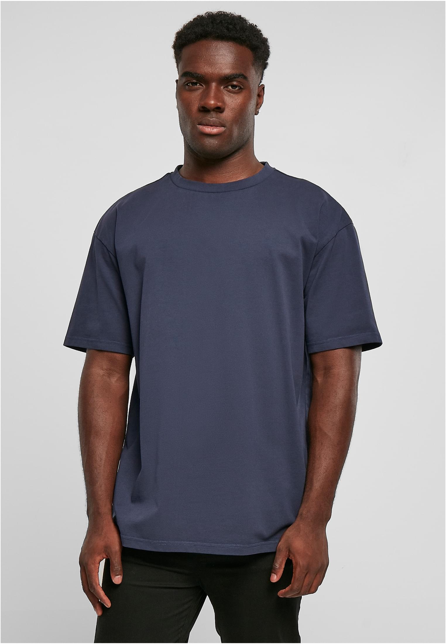 Heavy Oversized Garment Dye Tee Dark Blue