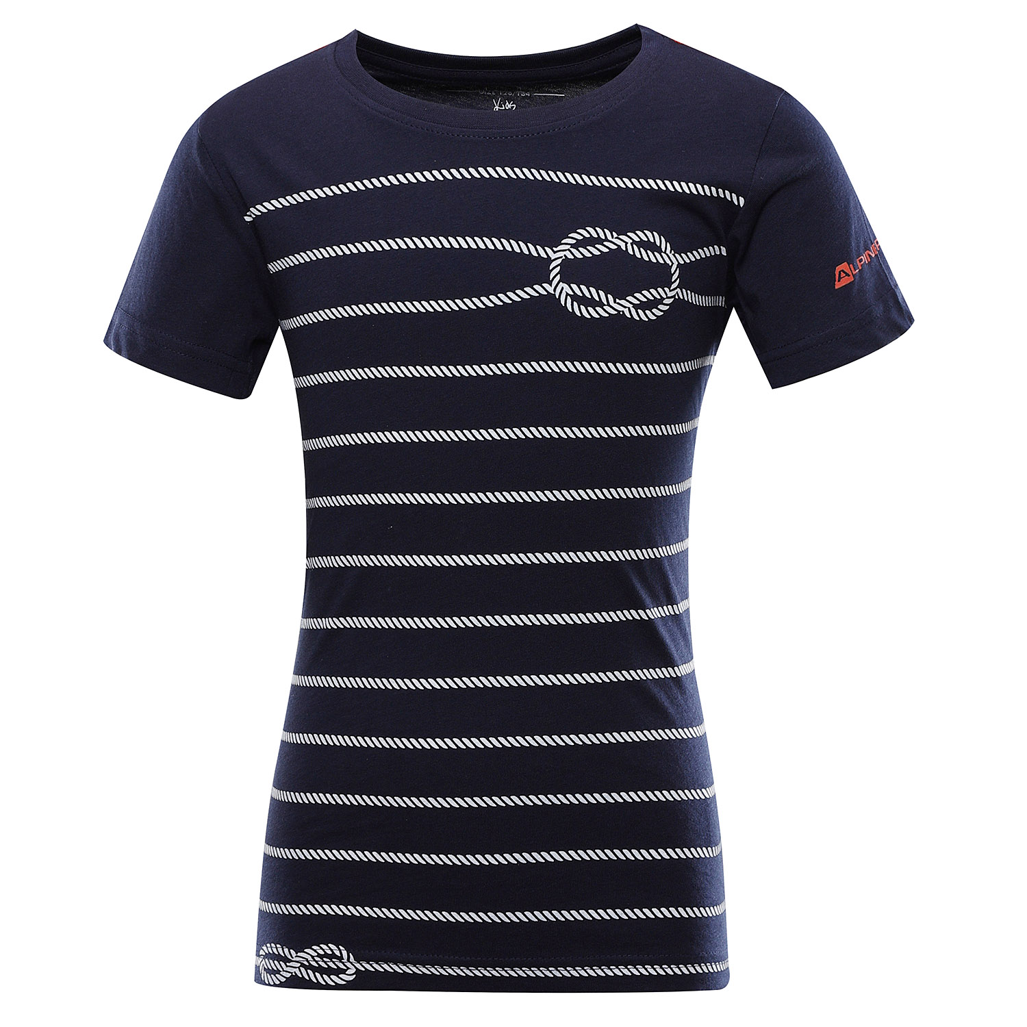 Kids Cotton T-shirt ALPINE PRO MARINO 2 Mood Indigo