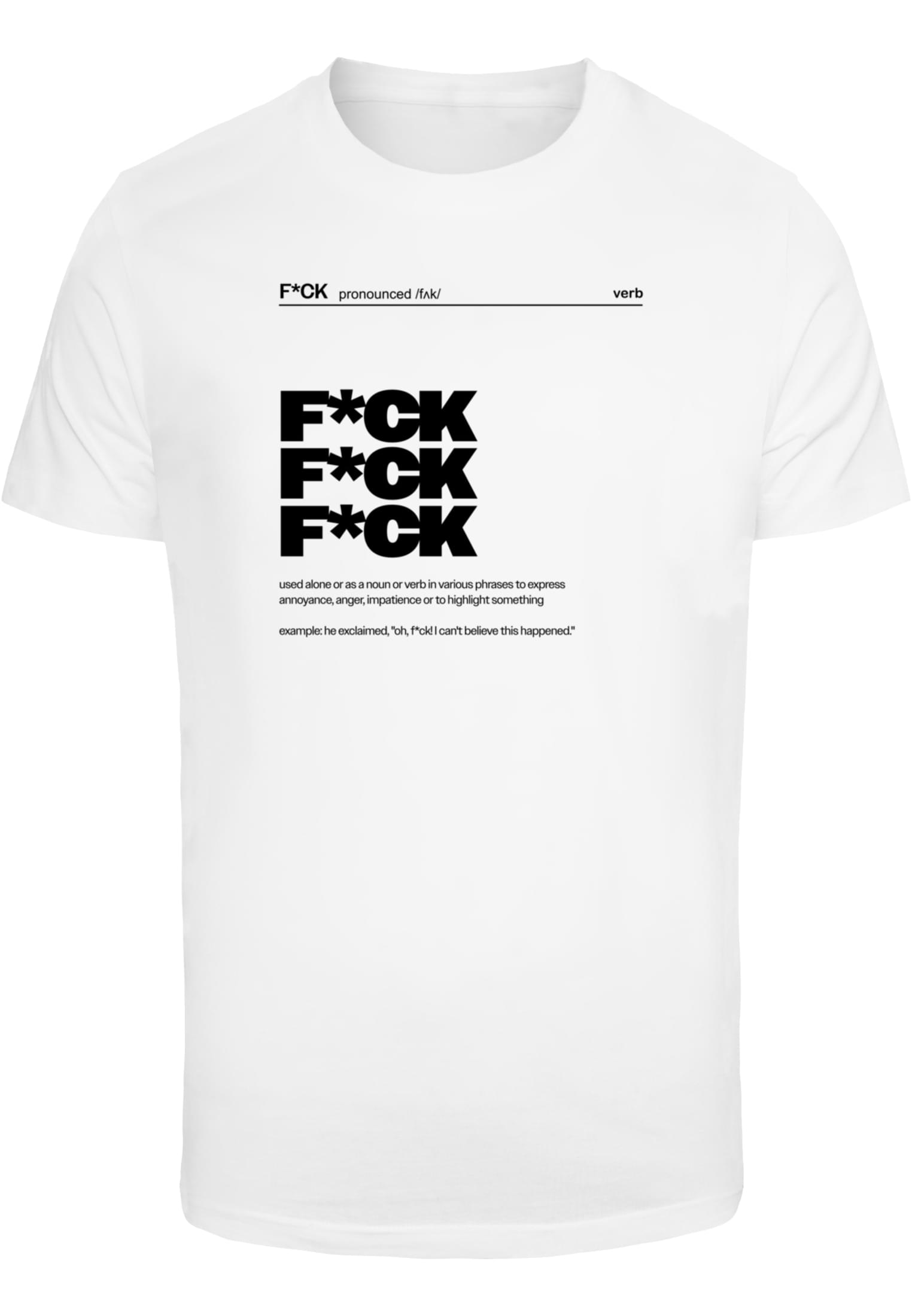 Men's T-shirt F*ck Definition White