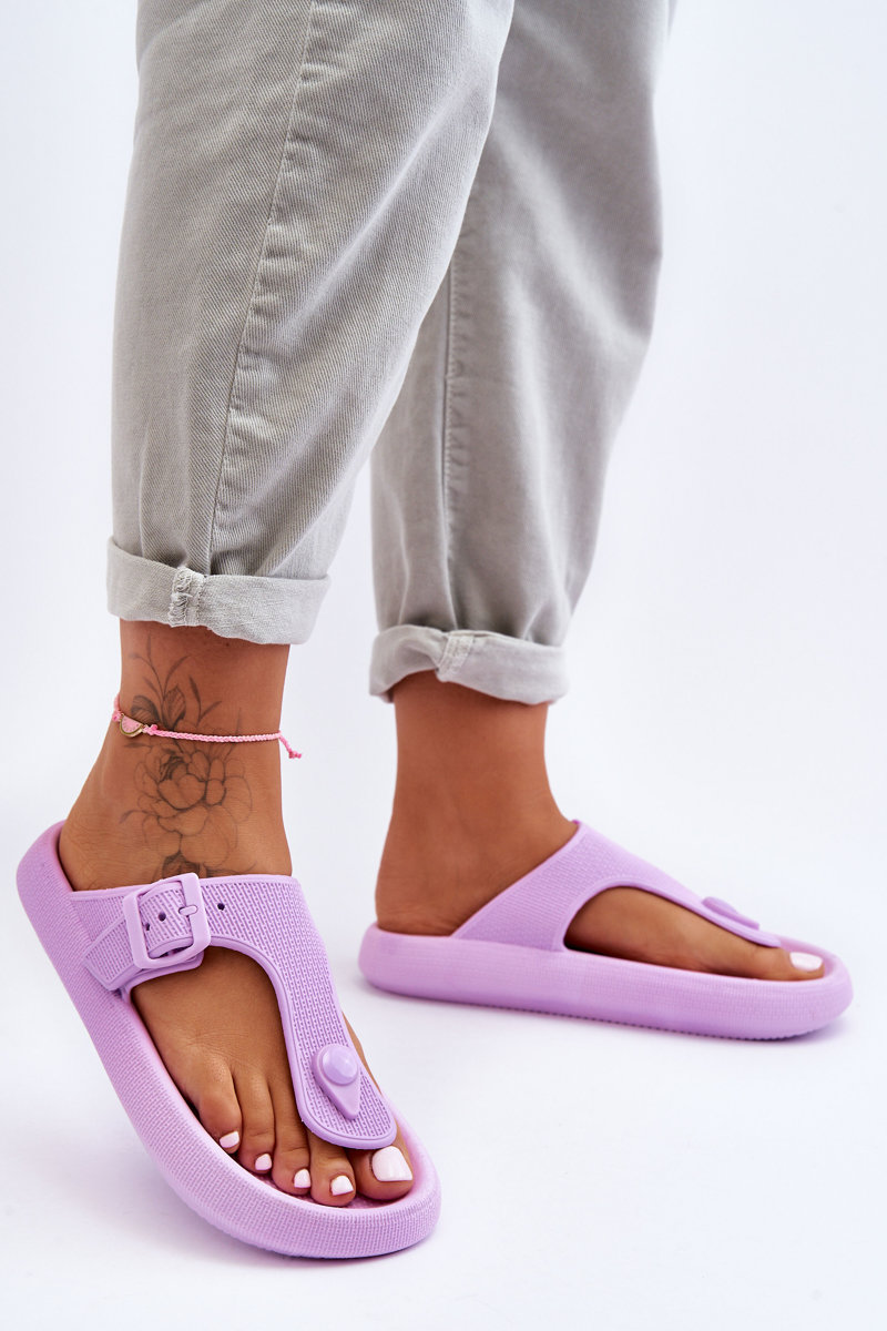 Women's Foam Sandals Purple Apollo