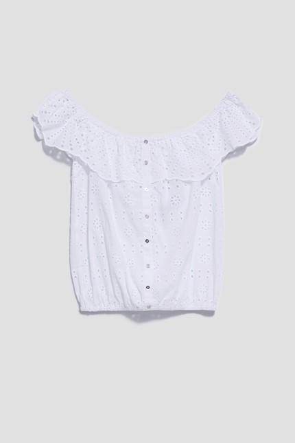 WOMEN'S SHIRT L-KO-4035 WHITE