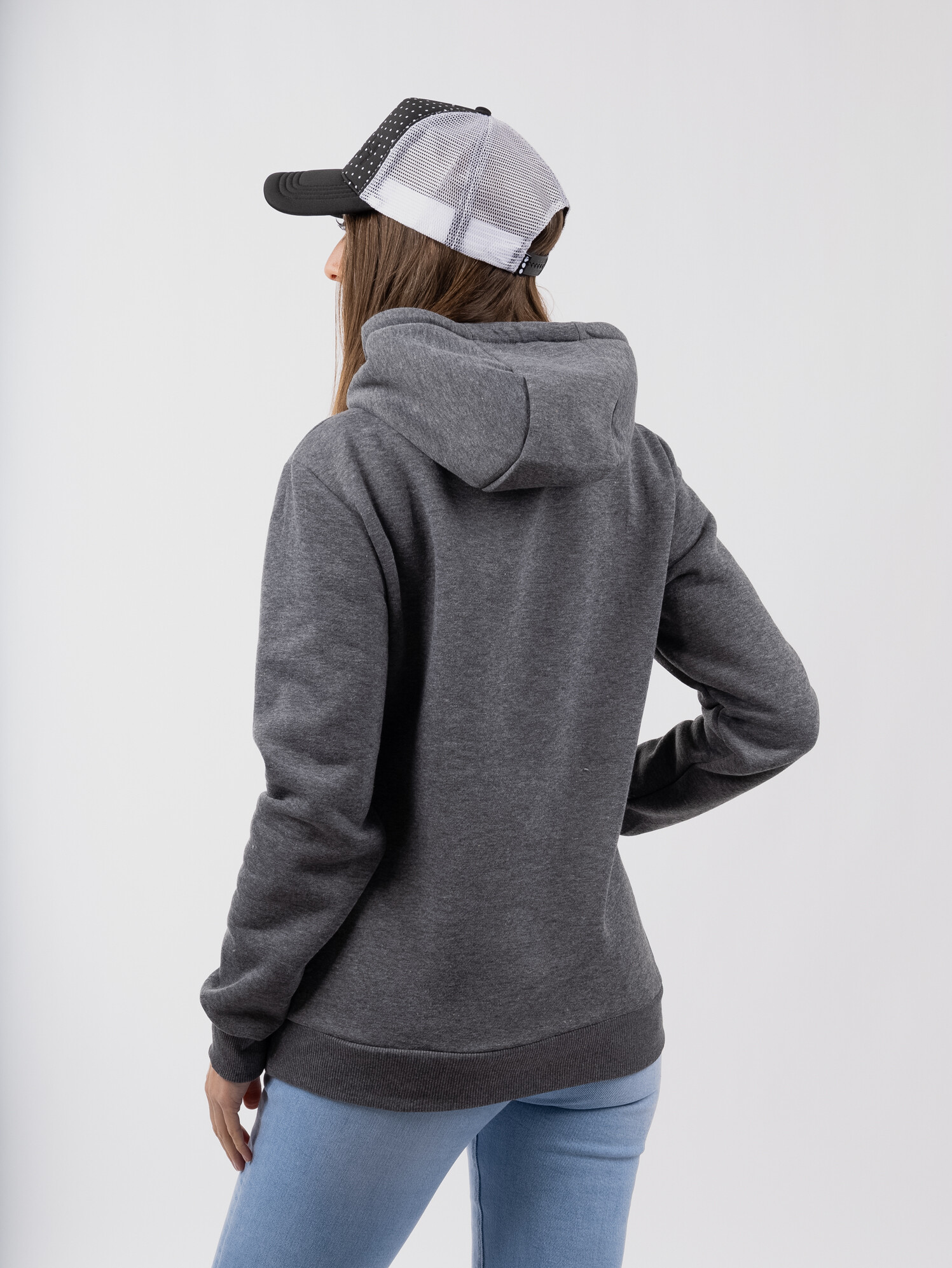 Women&#039;s Hoodie GLANO - dark gray