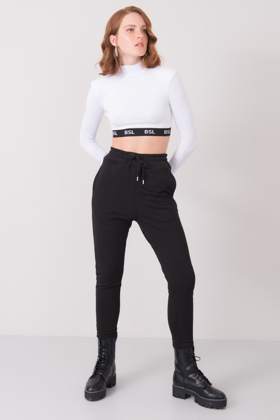 BSL Black Sweatpants with Drawstring