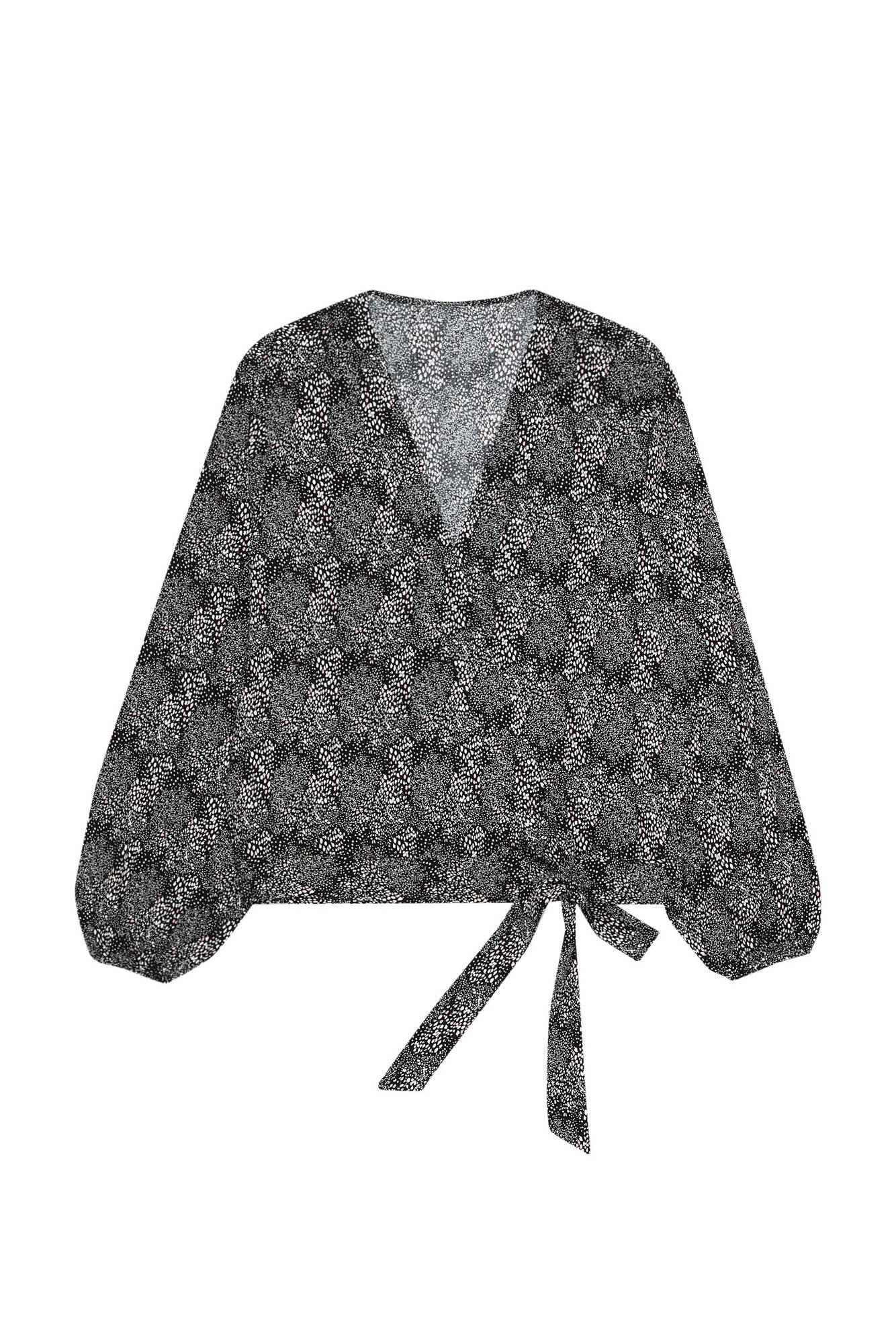 Moodo cămașă s mašlí cu un model mic